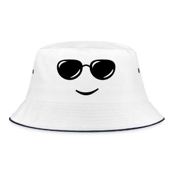 sunglasses smile reflection - Bob - blanc/marine - Devant