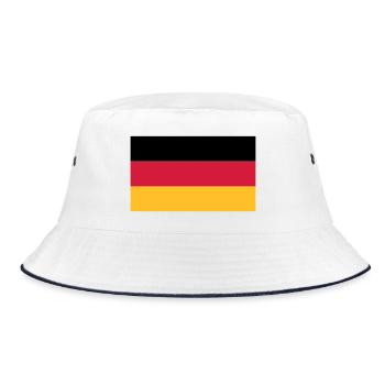 Germany - Bucket Hat - white/navy - Front