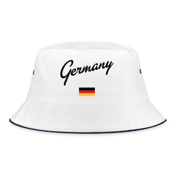 Germany - Bucket Hat - Weiß/Navy - Vorne