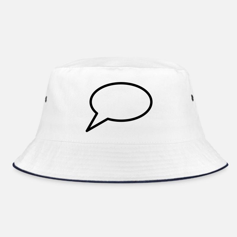 Speech bubble icon to personalize Bucket Hat