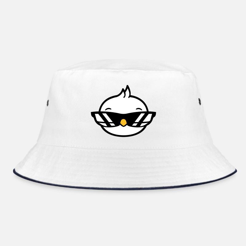Vogel Sonnenbrille Cool schwarze Brille Coolness Bucket Hat