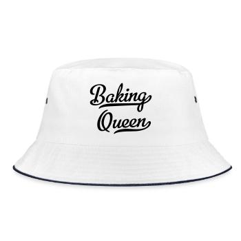 Bake - Bucket Hat - white/navy - Front