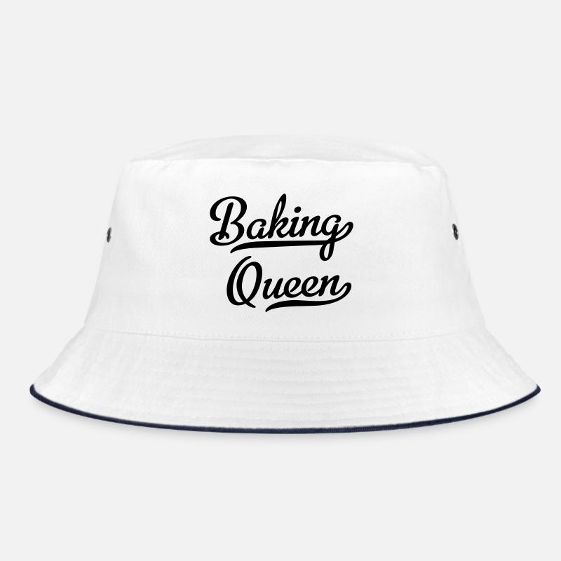 Backen - Bucket Hat - Weiß/Navy