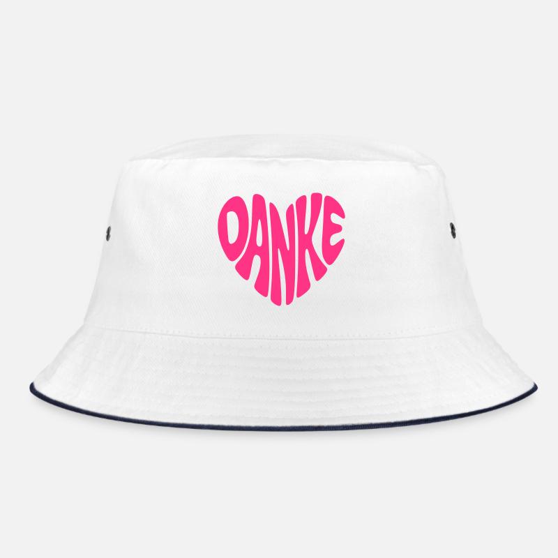 Danke (Farbe änderbar Personalisieren) Bucket Hat