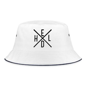 hero - Bucket Hat - white/navy - Front