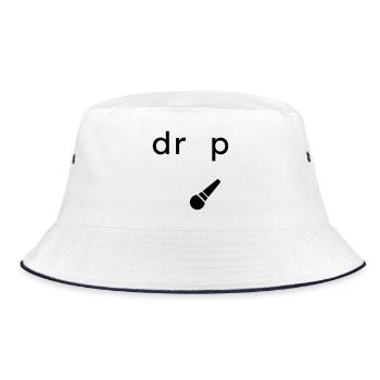 Drop the Microphone Gift - Bucket Hat - white/navy - Front