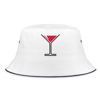XSommeral refreshment (red) - Bucket Hat - white/navy - Front