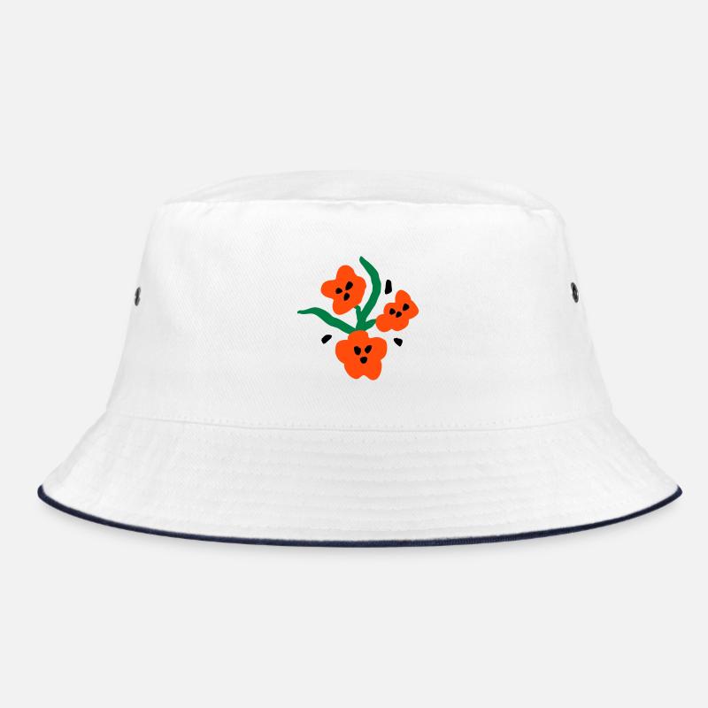 Lebhaftes Blumen-T-Shirt Bucket Hat