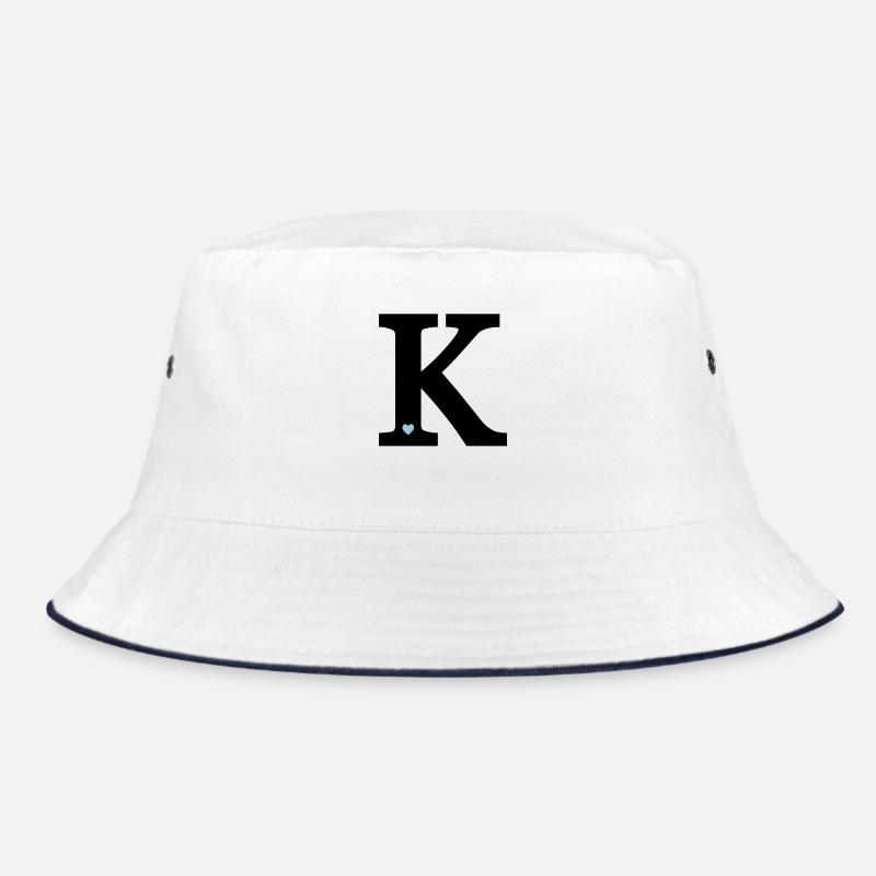 Buchstabe K Anfangsbuchstabe Bucket Hat
