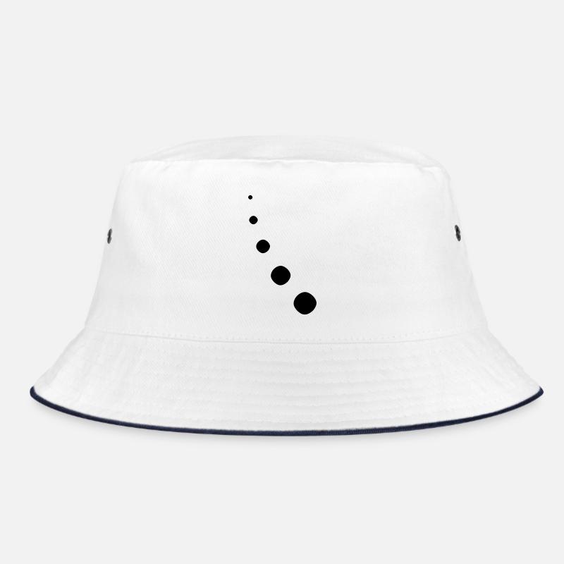 Dots Decor Bow Bucket Hat
