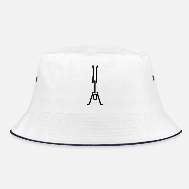 iYpsilon Handstand - Bucket Hat - Weiß/Navy
