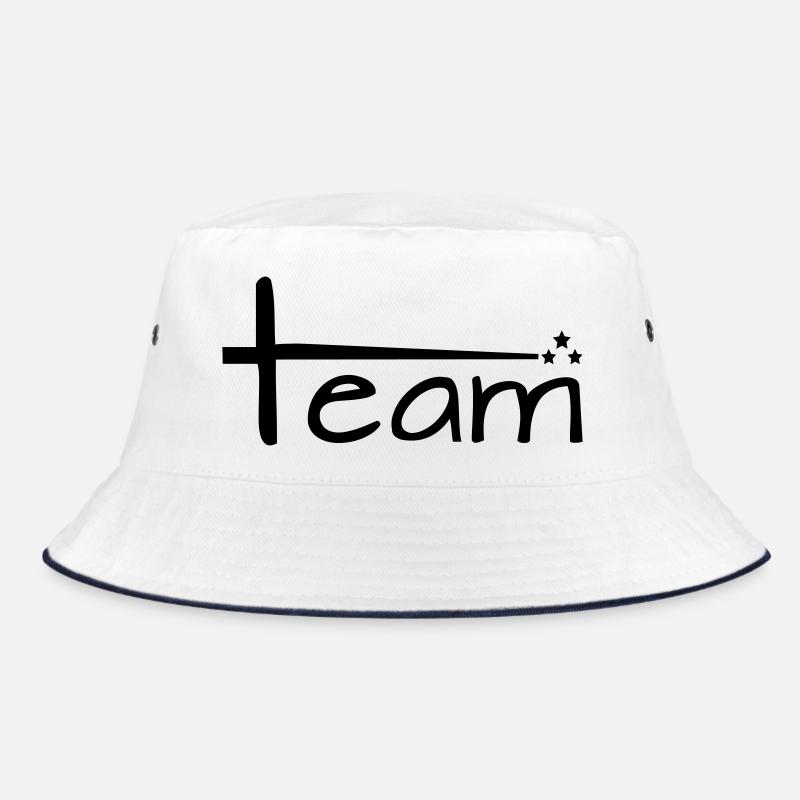 Team Style mit Sternen Bucket Hat