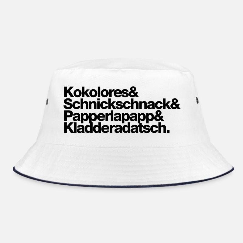 Kokolores Schnickschnack Papperlapapp Bucket Hat