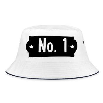2541614 15643040 no 1 - Bucket Hat - white/navy - Front