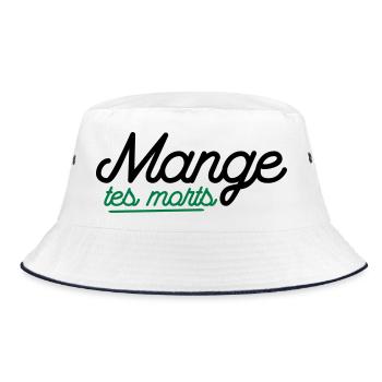 Mange tes morts - Bob - blanc/marine - Devant