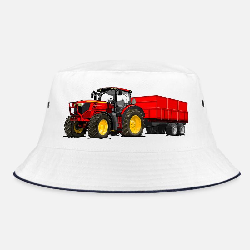 Traktor mit Anhänger Bucket Hat