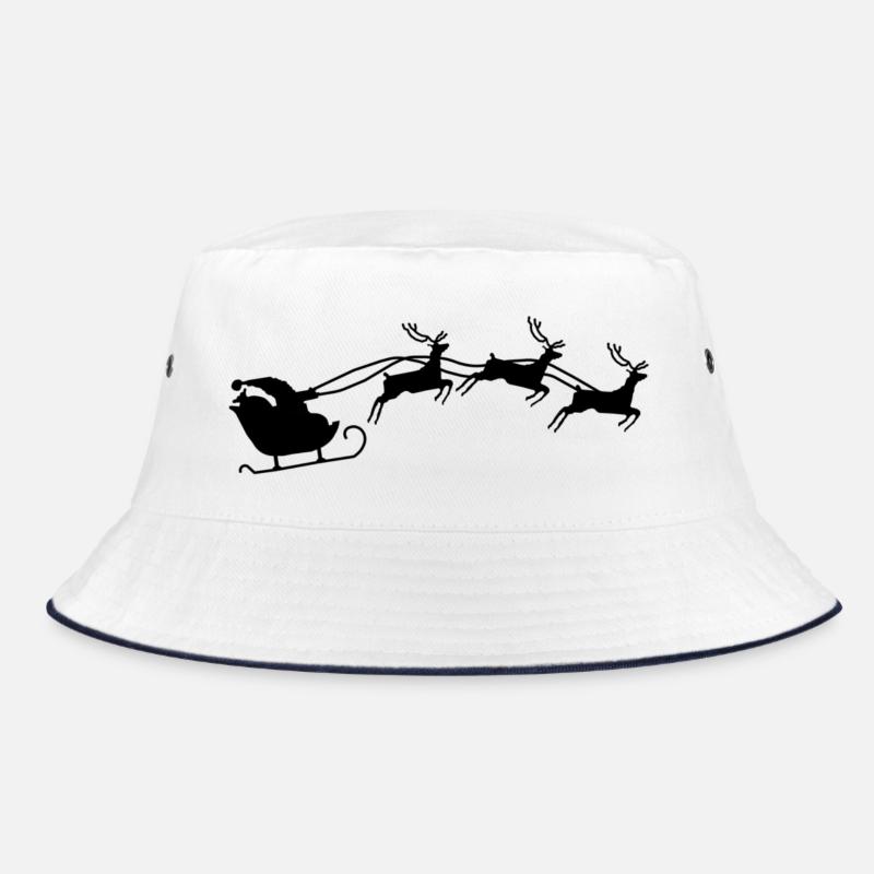 Weihnachtsmann mit Schlitten Bucket Hat