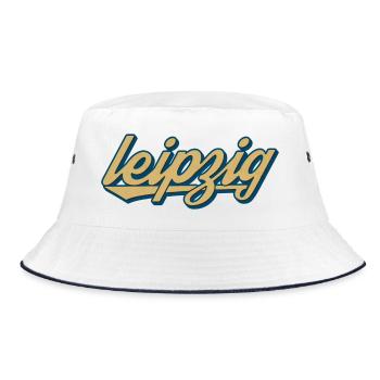 Leipzig Retro Script – Logo de la ville vintage - Bob - blanc/marine - Devant