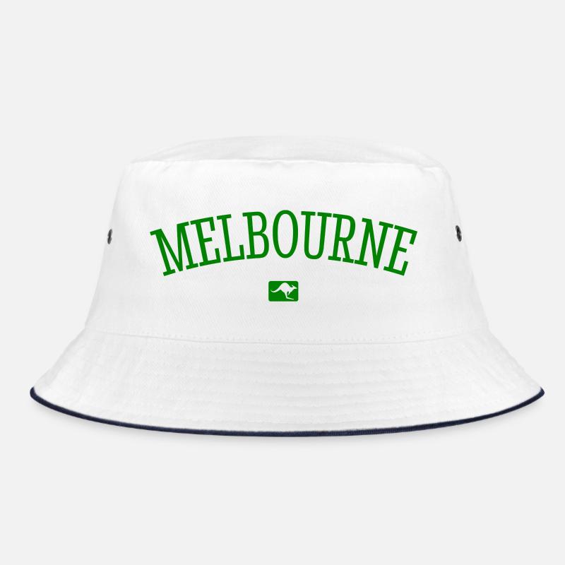 Melbourne Australia Down Under Kangaroo Koala Bucket Hat