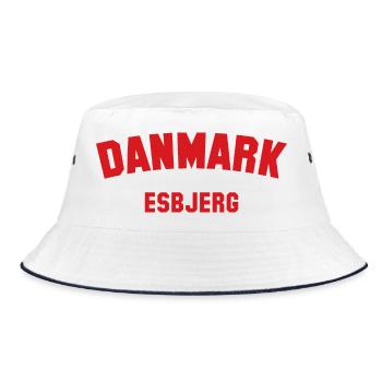 ESBJERG, Denmark, Denmark - Bucket Hat - white/navy - Front