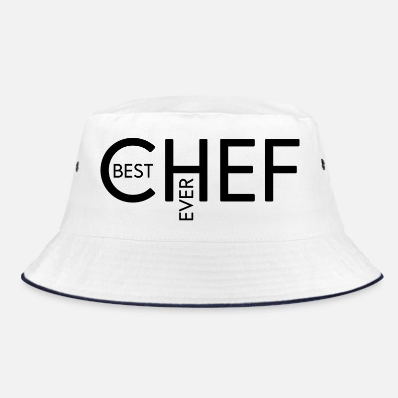 Best Chef ever - Bucket Hat - Weiß/Navy