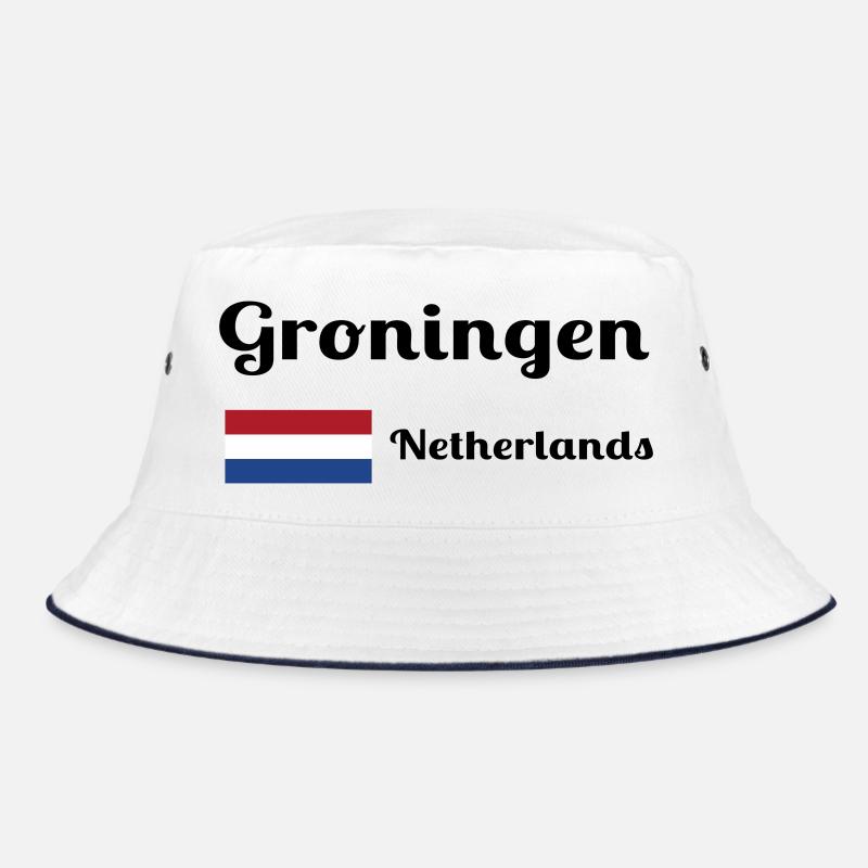 Groningen Netherlands- Stylish prints Bucket Hat