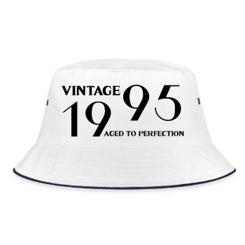 Vintage 1995 aged to perfection - Bob - blanc/marine - Devant