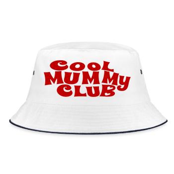 cool mummy club - Bucket Hat - Weiß/Navy - Vorne