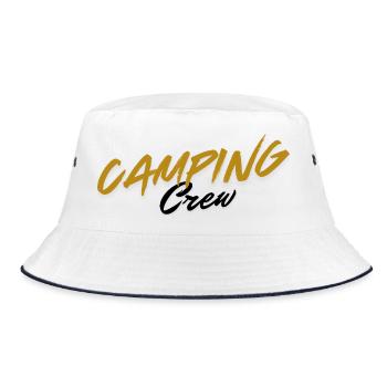 Conception de camping aventureux avec des motifs naturels - Bob - blanc/marine - Devant