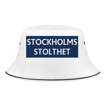 Stockholm Pride - Bucket Hat - white/navy - Front