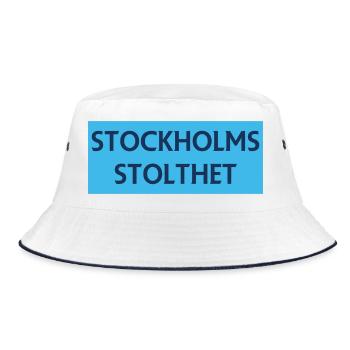 Stockholm Pride - Bucket Hat - white/navy - Front