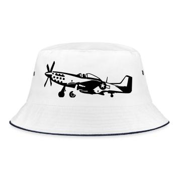P-51 - Bob - blanc/marine - Devant