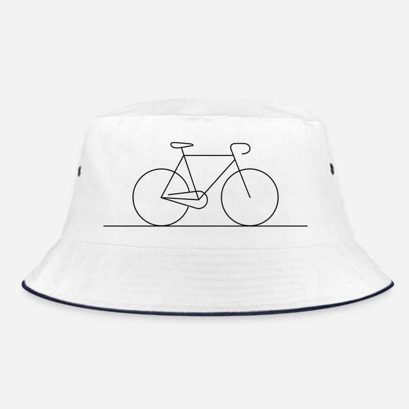 Silhouette moderne d’art de lignes de vélo Bob