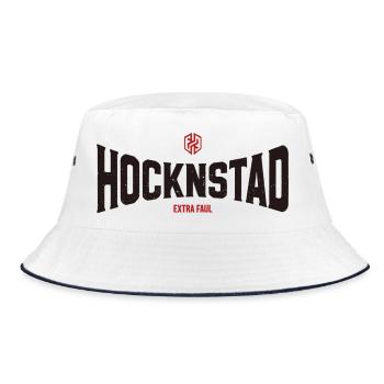 Hocknstad - Bucket Hat - Weiß/Navy - Vorne