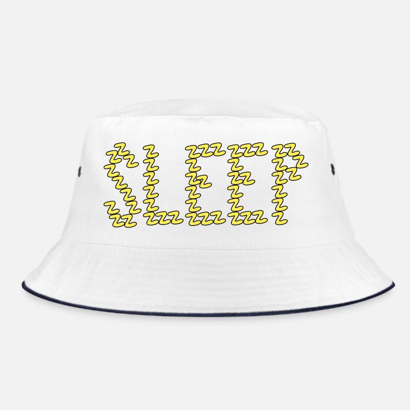 Typographie du sommeil - Bob - blanc/marine
