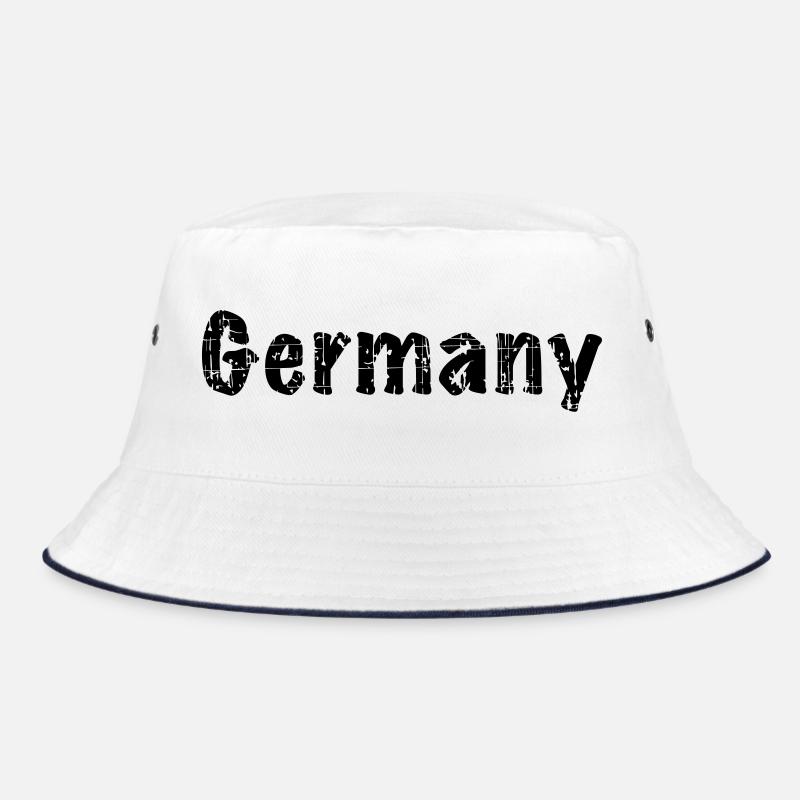Germany - Bucket Hat - Weiß/Navy