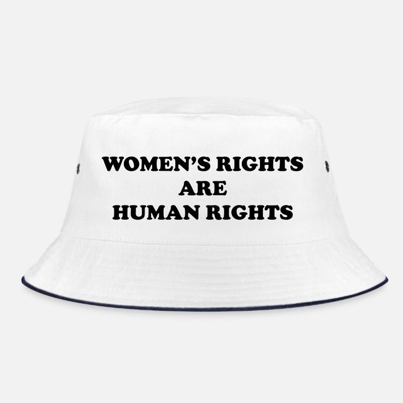 Women's Rights Are Human Rights Graphic Bucket Hat