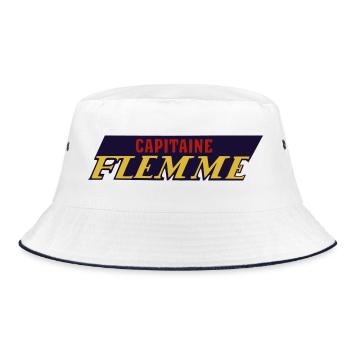 Capitaine flemme - Bob - blanc/marine - Devant