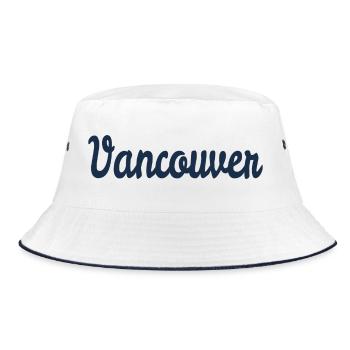 Vancouver - Bucket Hat - Weiß/Navy - Vorne