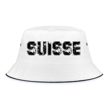 SUISSE. HUMOUR. PAYS - Bob - blanc/marine - Devant