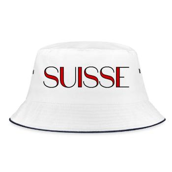 SUISSE. PAYS. GENEVE. HUMOUR. DRAPEAU. GENEVE - Bob - blanc/marine - Devant