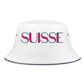 SUISSE. PAYS. GENEVE. HUMOUR. DRAPEAU. GENEVE - Bob - blanc/marine - Devant