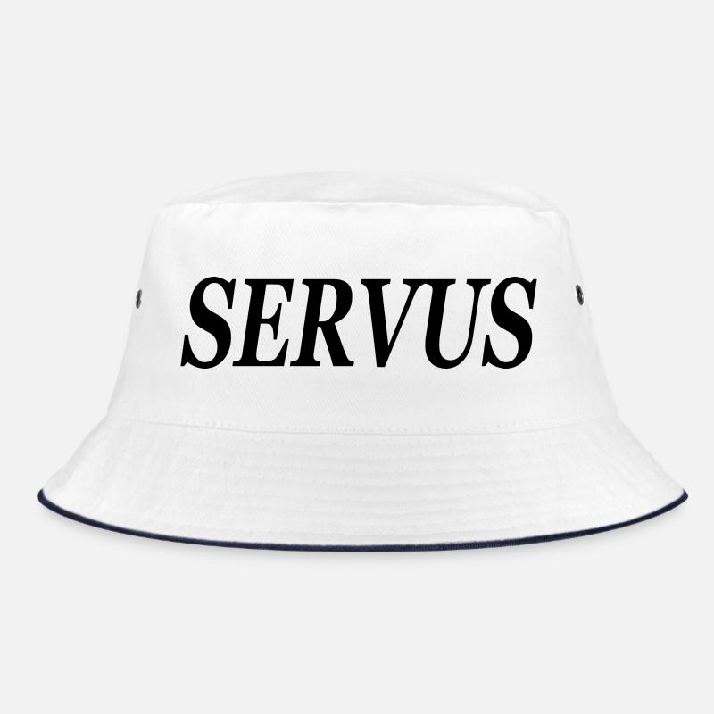 Servus Begrüßung Hallo Bucket Hat