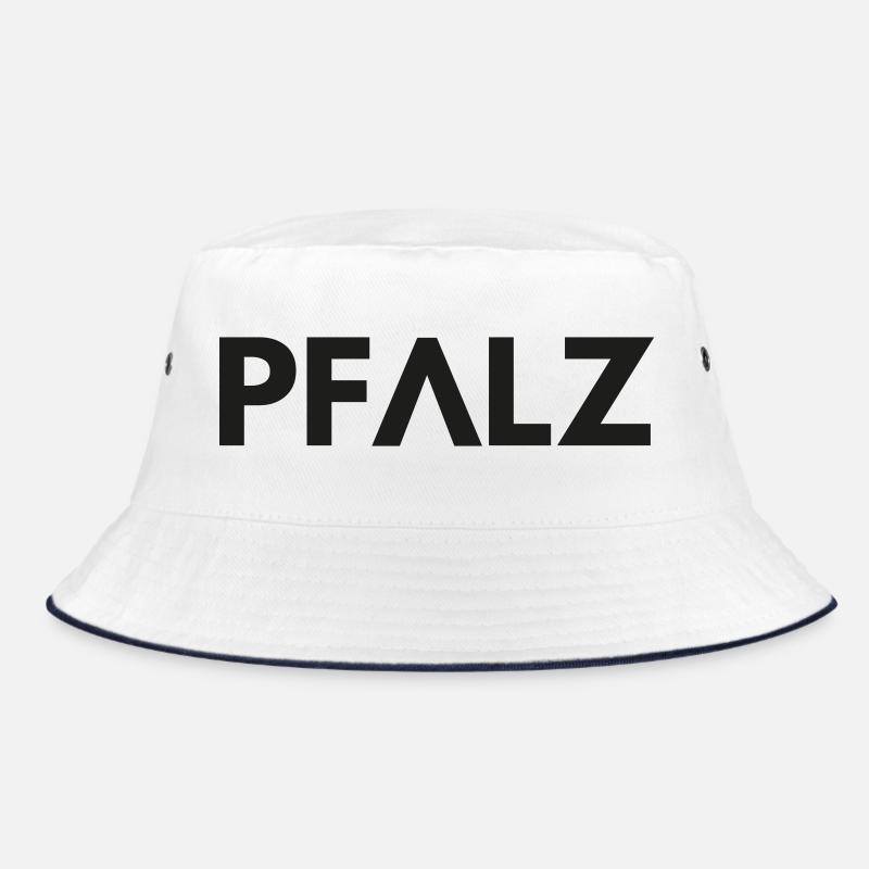 Pfalz - Bucket Hat - Weiß/Navy