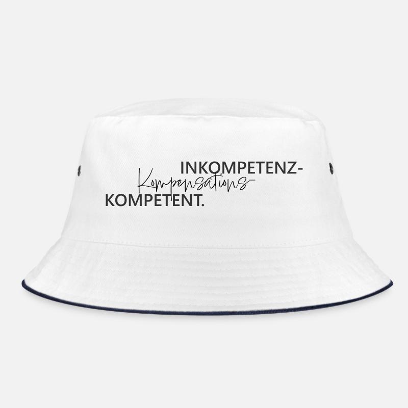 Inkompetenz Kompensations Kompetenz Wortspiel Bucket Hat