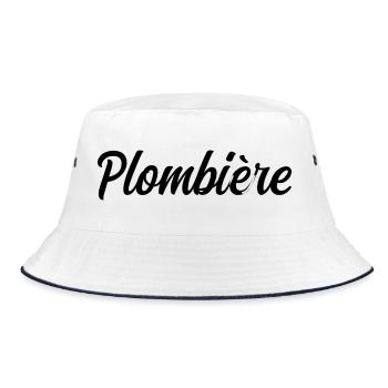 Plombière Chauffagiste Réparation Canalisations Pr - Bob - blanc/marine - Devant