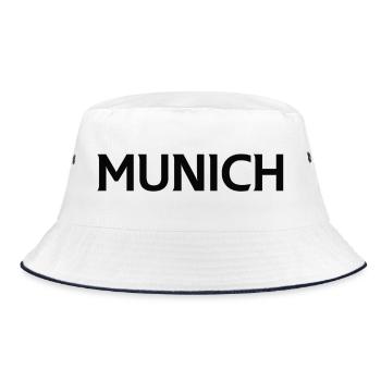 München München - Bucket Hat - Weiß/Navy - Vorne