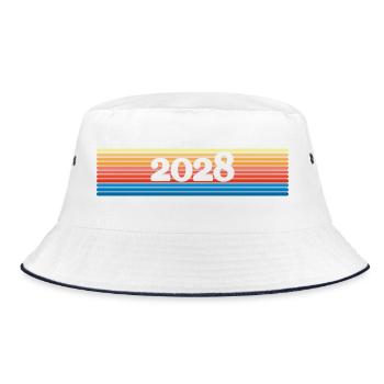 2028 - Bob - blanc/marine - Devant