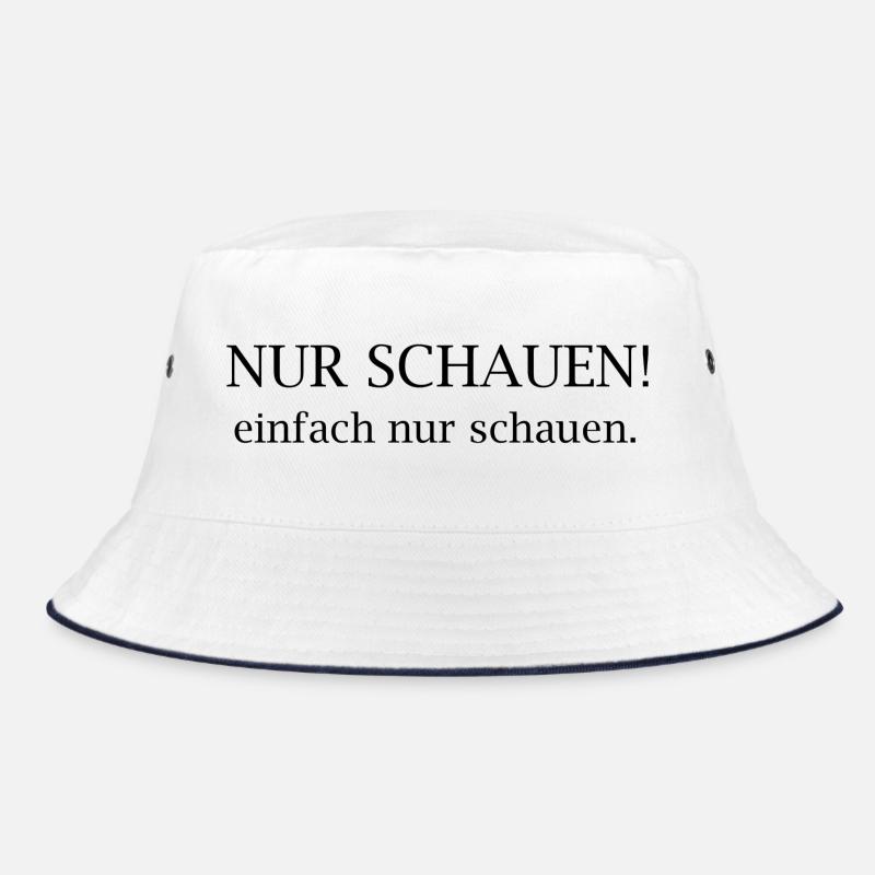 Just look! Typography Statement Bucket Hat