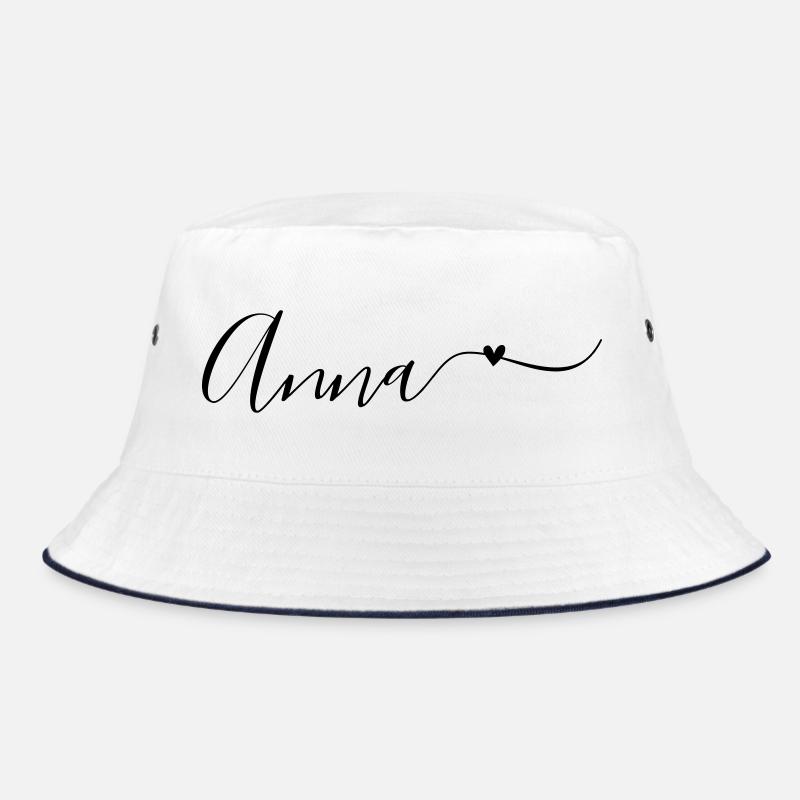 Anna Last name First name Decorative Bucket Hat
